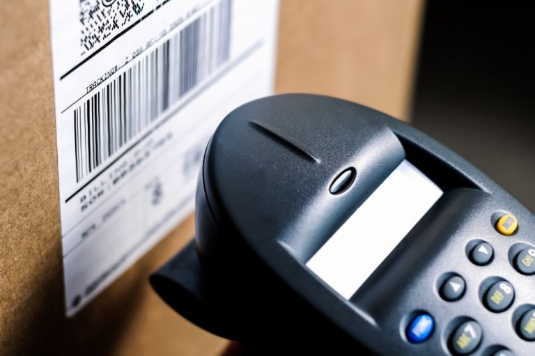 scanning a barcode