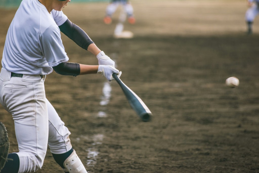 Baseball player in the field