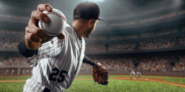 baseball player throwing a ball