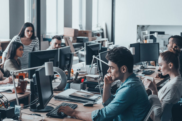 office utilizing tools