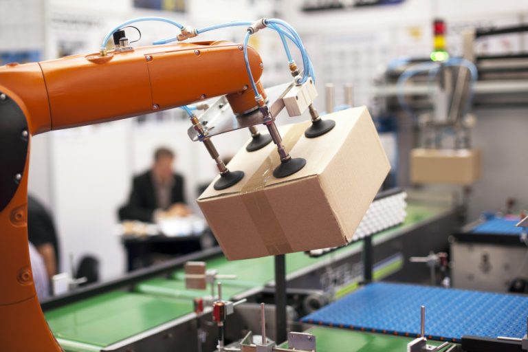 a robot handling processes in manufacturing