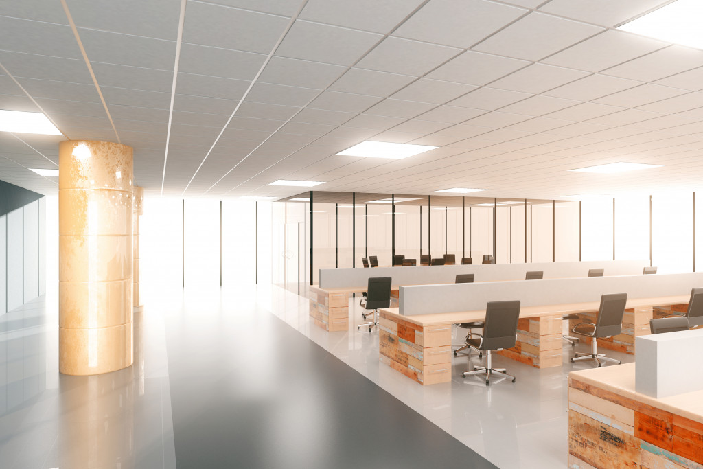 minimalist an modern spacious office space