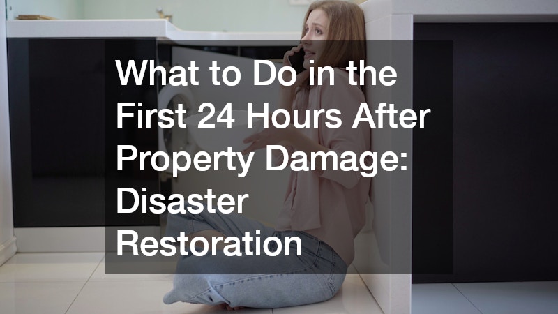 What to Do in the First 24 Hours After Property Damage Disaster Restoration