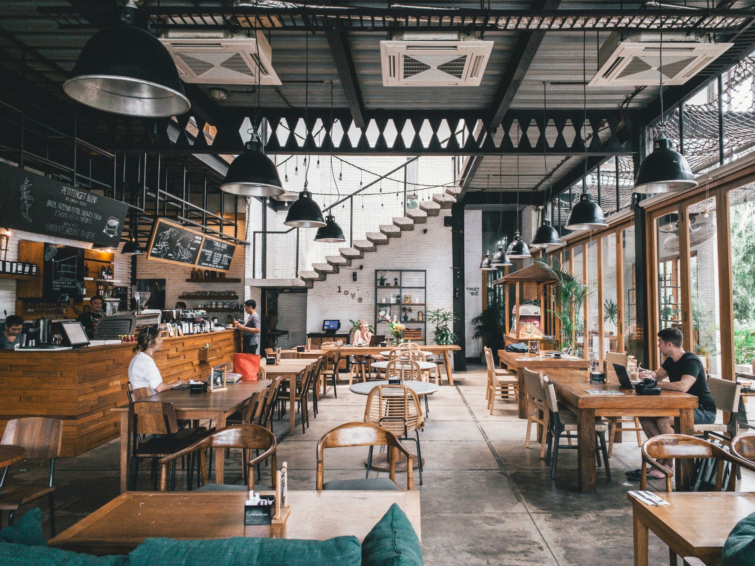 modern cafe